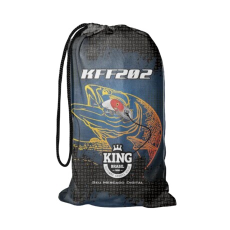 Remera de pesca con protección solar + bolsa multiuso - King Brasil KFF202