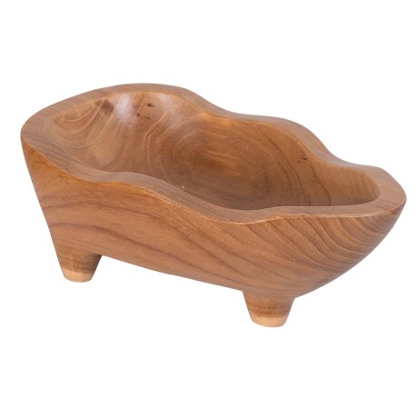 BOWL 21074083 NATURAL/BEIGE MADERA DE TECA 21074083