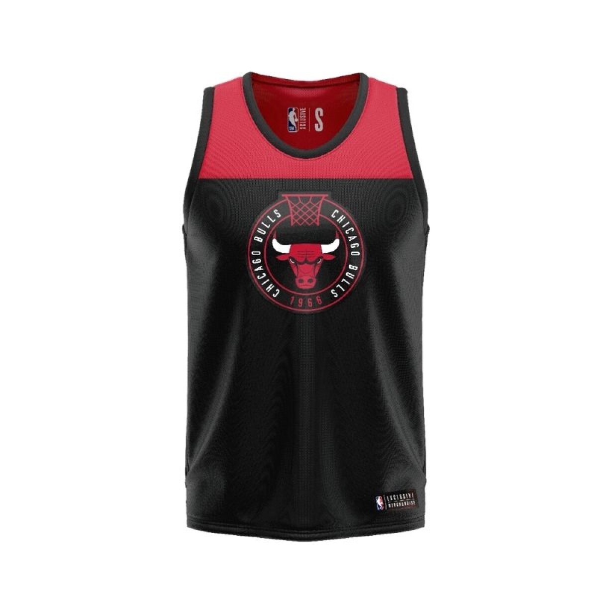 Musculosa NBA Entrenamiento Retro Hool Logo Bulls NBATT521533-BLK - Color Único 