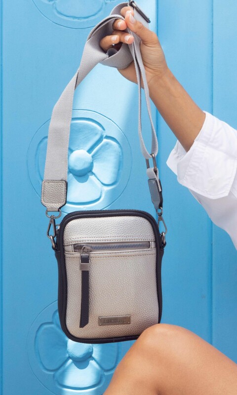 PHONE BAG GIONA PELTRE Y NEGRO