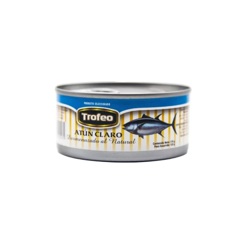 ATUN DESMENUZADO AL AGUA TROFEU170GRS (LATA) (ABRE FACIL) ATUN DESMENUZADO AL AGUA TROFEU170GRS (LATA) (ABRE FACIL)