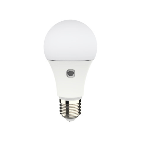 Lámpara LED c/fotocélula E27 9W 806Lm luz fría IX1048