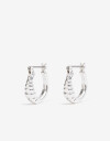 Aros Argollas Metal Argollas De Metal Bañado En Plata - Plateado