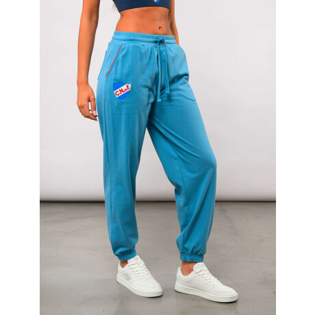 Pantalón Largo Aura de Mujer Celeste