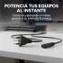 Cable De Poder Tipo 8 Para Laptop Impresora Lampara Radio Color Negro
