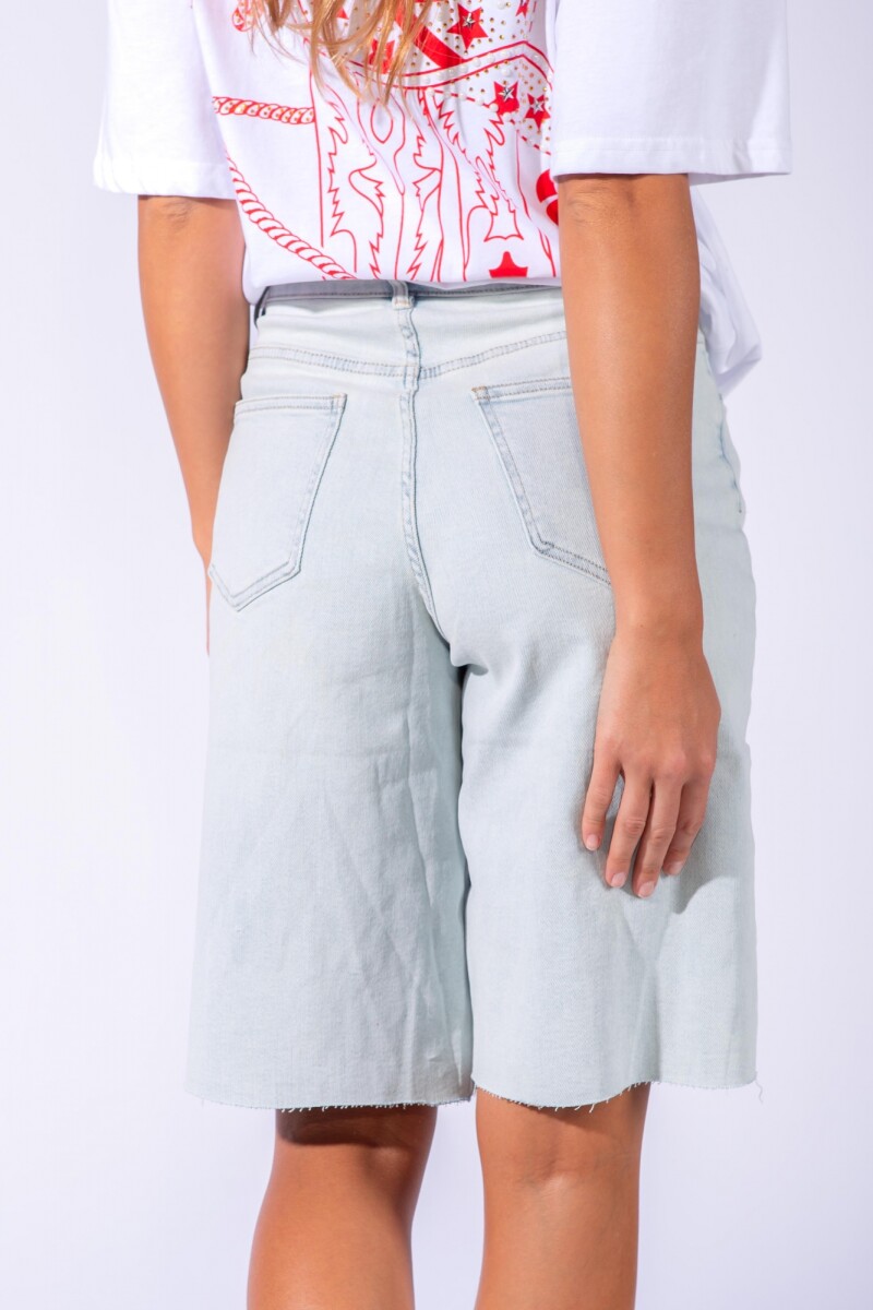 Bermuda Jeancha Jeans Celeste