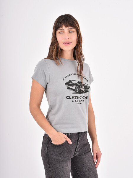 REMERA NELA GRIS