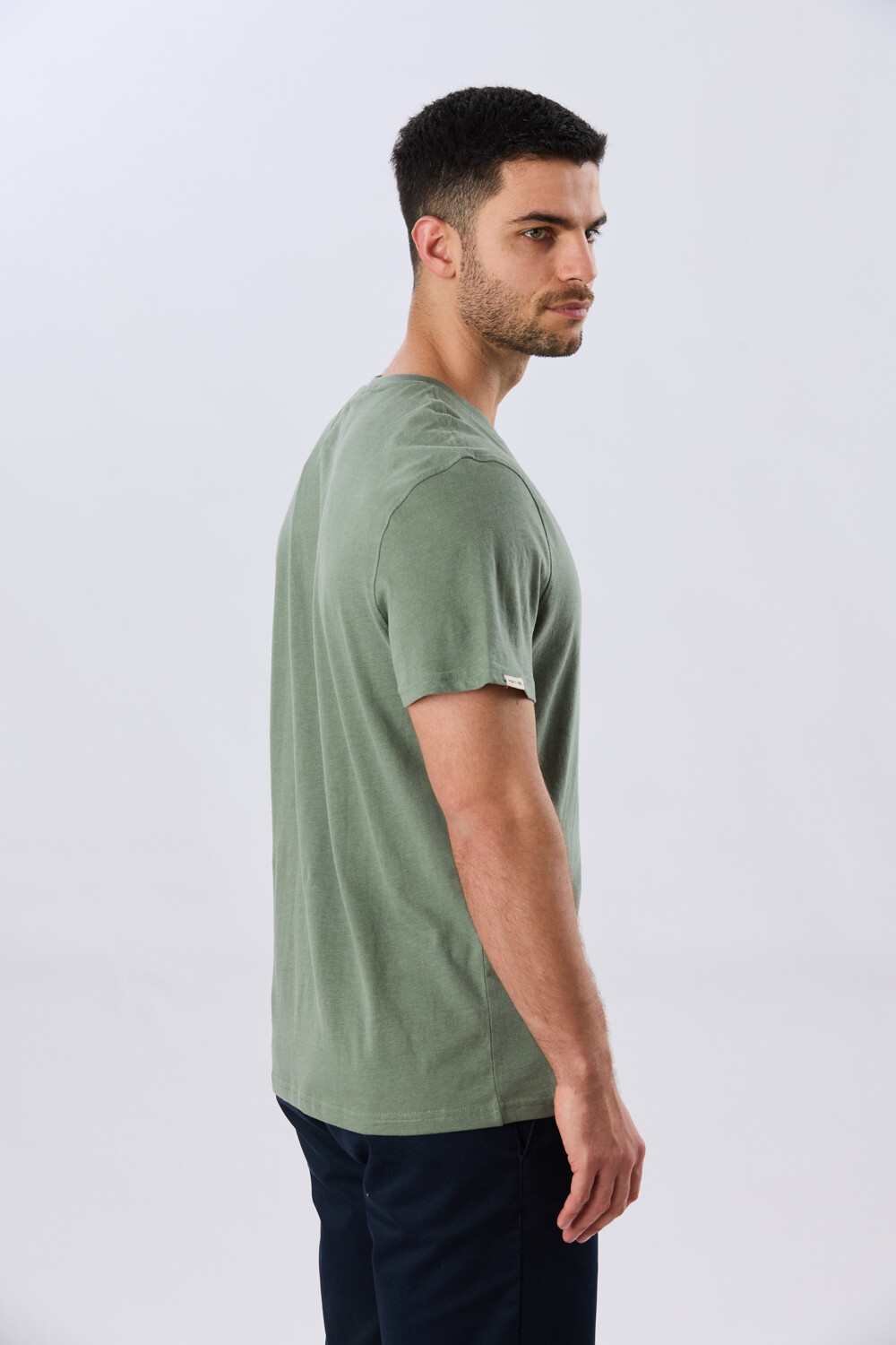 REMERA ESTAMPADA DE ALGODÓN Verde