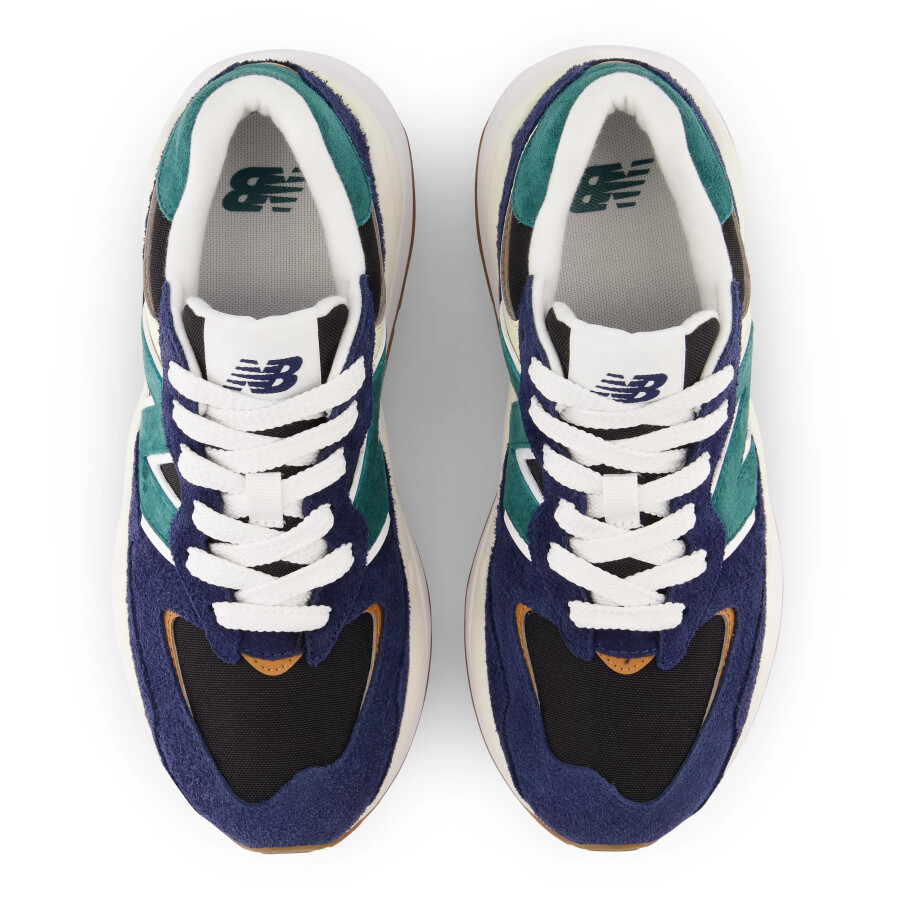 Championes de Mujer New Balance Life Style Azul Marino - Negro - Verde