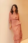 VESTIDO VALENTINA MAXI CARAMEL DEER VESTIDO VALENTINA MAXI CARAMEL DEER