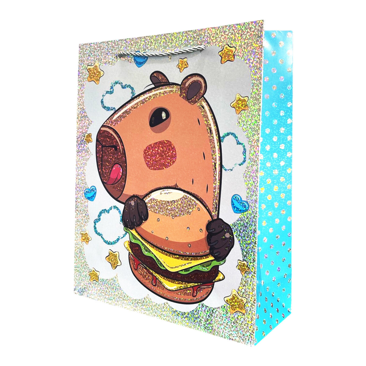 Bolsa Top Mediana - Capibara con Hamburguesa 