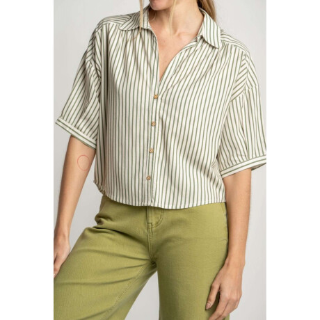 Camisa A Rayas Nacar