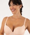 Soutien microfibra copa d Beige