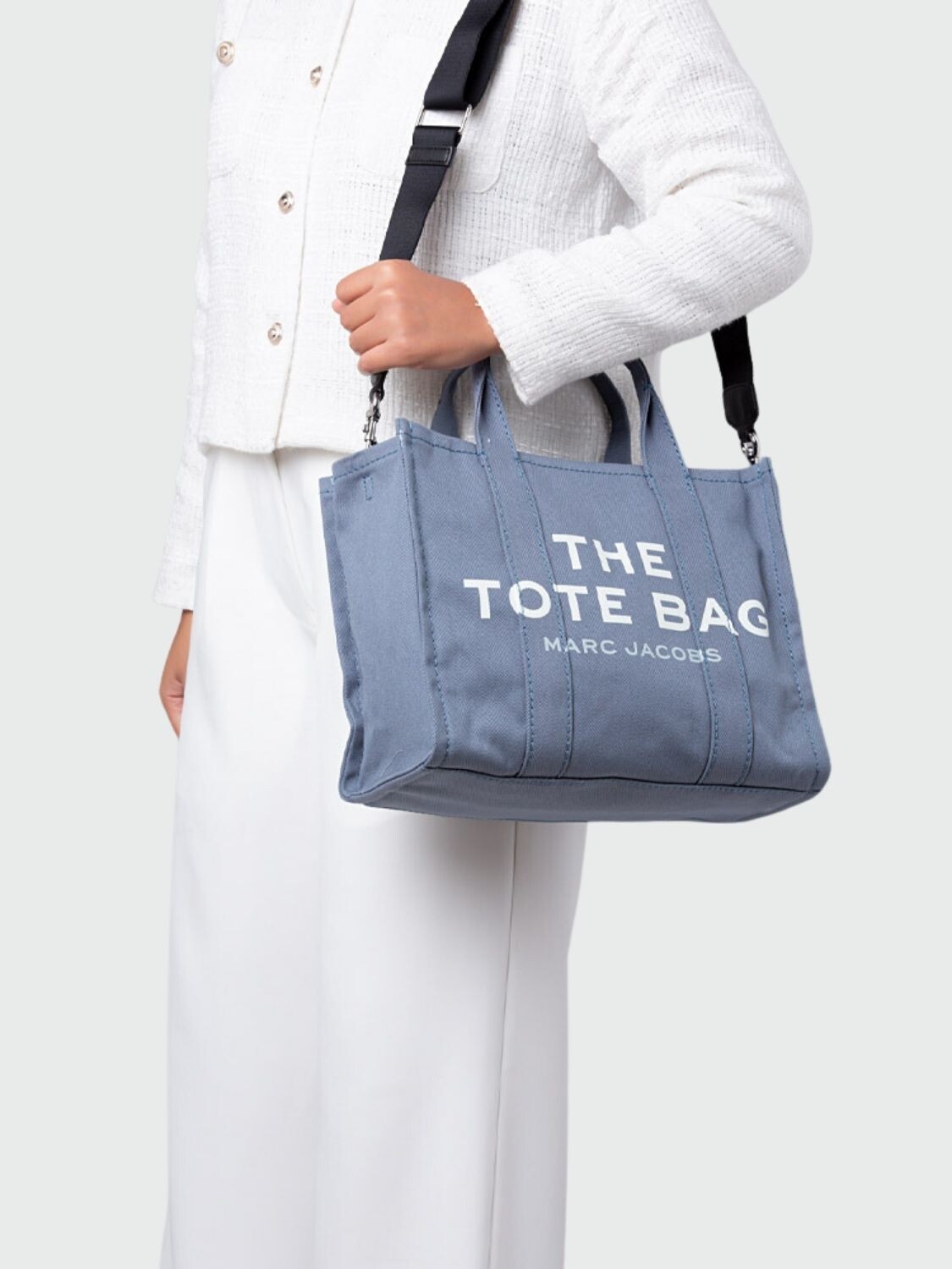 MARC JACOBS - THE CANVAS MEDIUM TOTE BAG Celeste