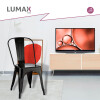 Pack 6 Sillas Tolix Lumax Varios Colores Living Comedor Negro