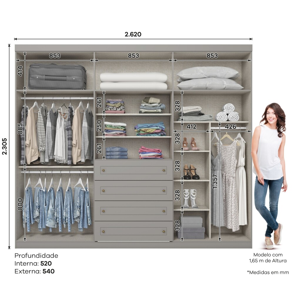 ROPERO AMERICANO GRIS 6 PUERTAS 4 CAJONES GUARDARROPA CLOSET ARMARIO PUERTAS 100% MDF ROPERO AMERICANO GRIS 6 PUERTAS 4 CAJONES GUARDARROPA CLOSET ARMARIO PUERTAS 100% MDF