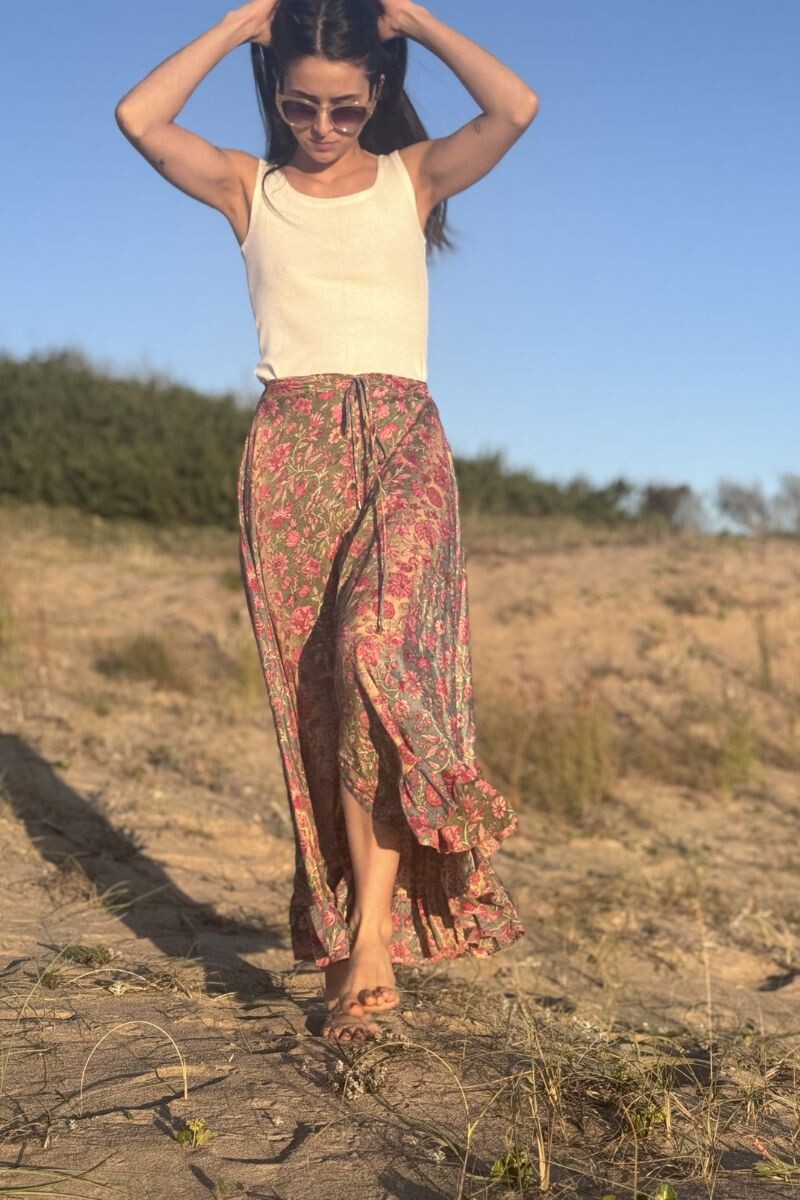 Pollera bella Rosa