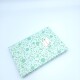 Cuaderno floreado A6 verde