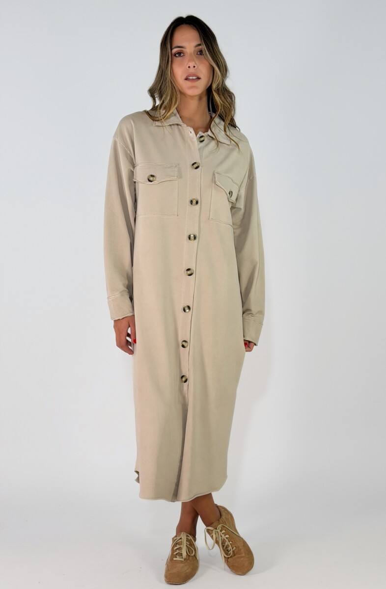 VESTIDO ALENYA - BEIGE 