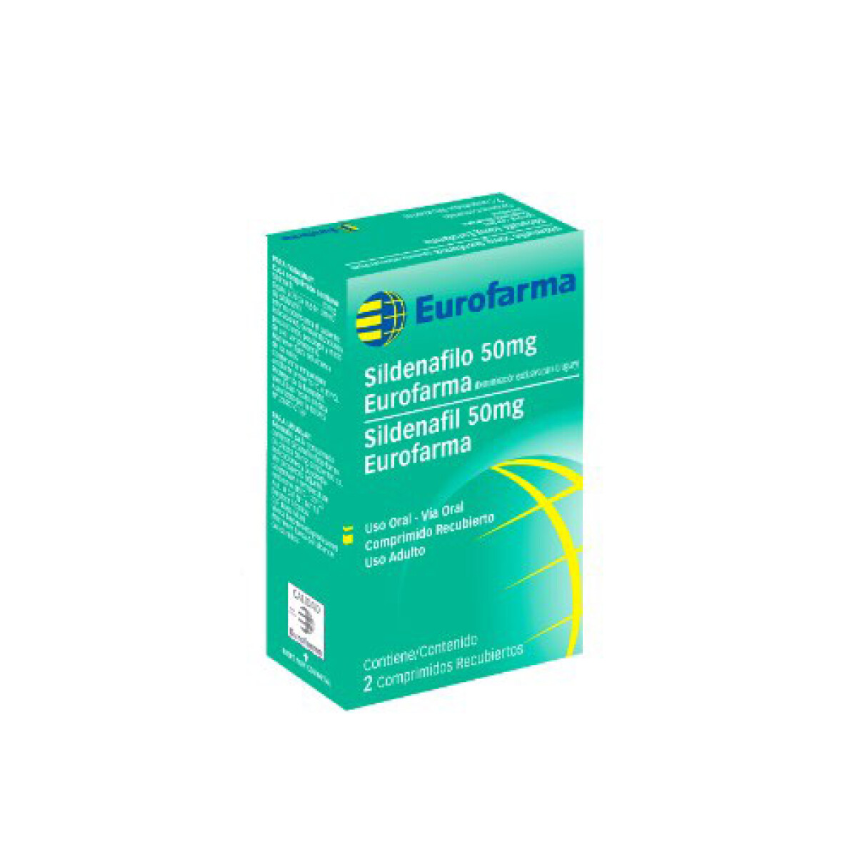 Sildenafil Eurofarma 50mg 2 Comprimidos 