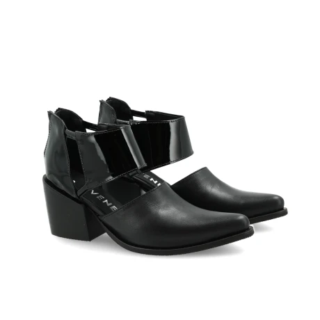 ZAPATO VENET - CUERO MORELIA NEGRO