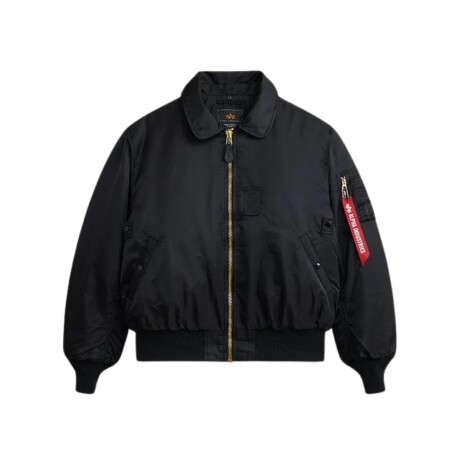 Campera Bomber B-15 Alpha Negro