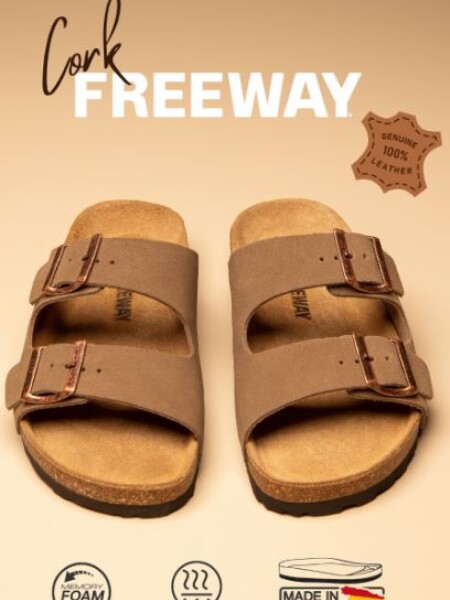 SANDALIA FREE WAY CORK CAMURCAO T