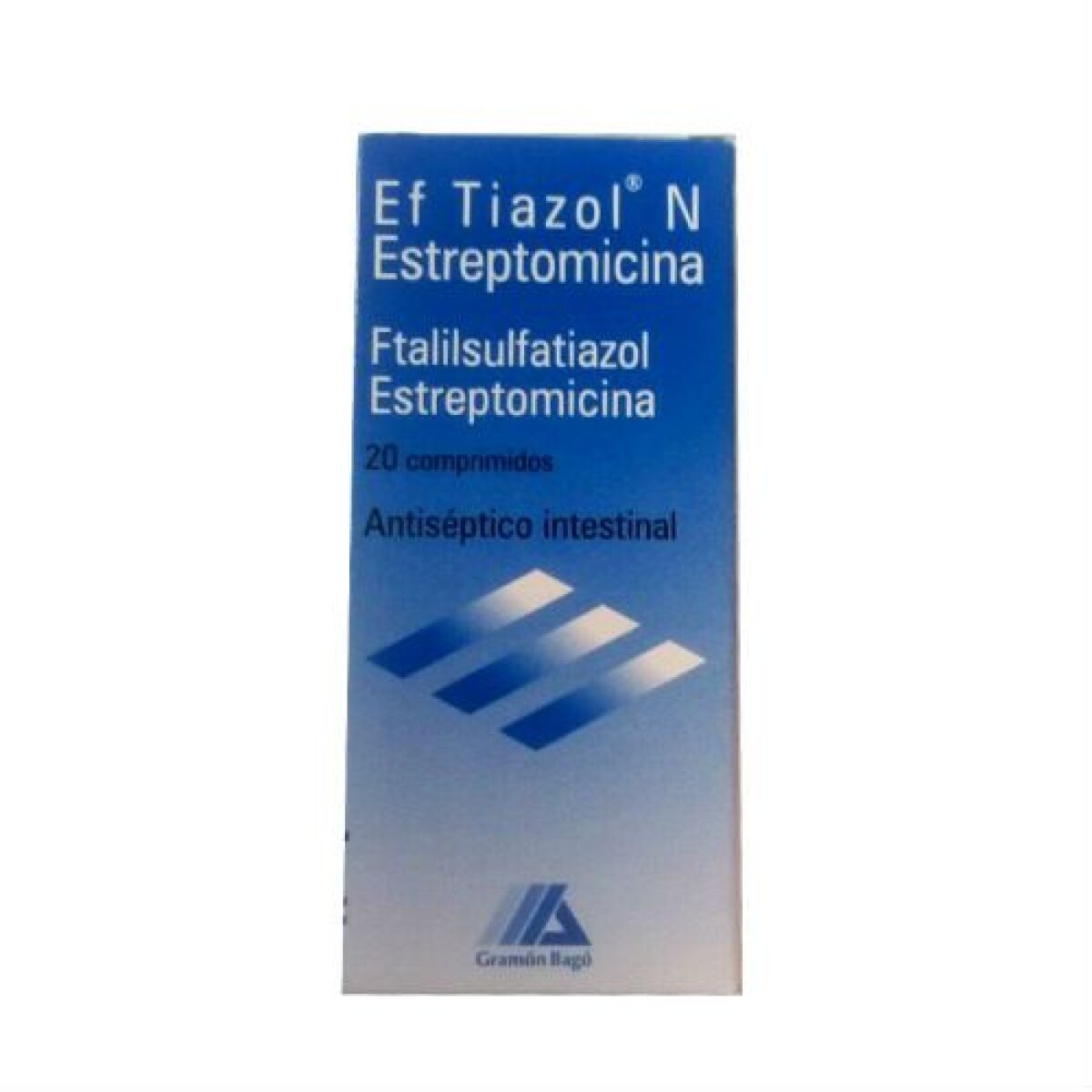 EF Tiazol N Estrepto 20 Comprimidos – Antibiótico y Antiinflamatorio Combinado 
