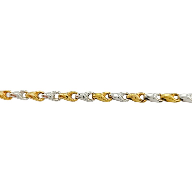 Pulsera Eslabones-Oro bajo-Sin Piedra-PU8004 sinpiedra
