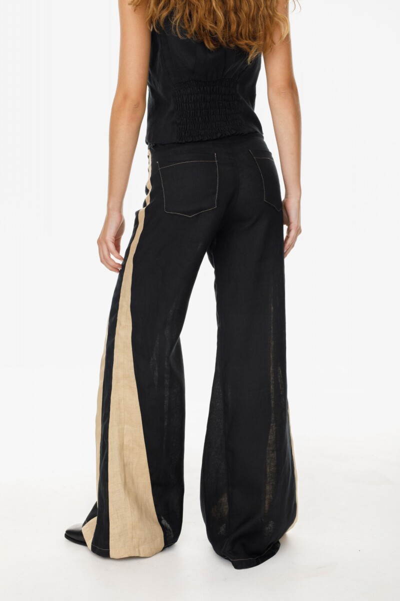 Pantalon Murra Negro/Beige