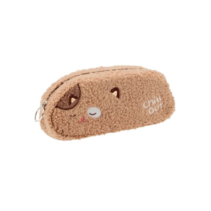 Cartuchera Campus Texturada Con Forma De Perro #CARTUCHERA CAMPUS TEXTURADA CON FORMA DE PERRO