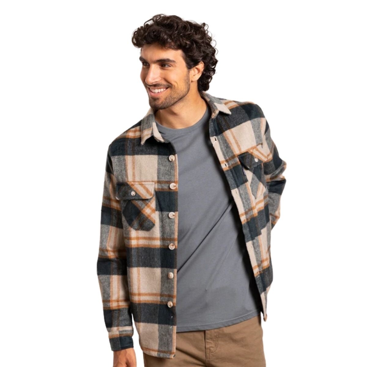 CAMISA COBAN S-XXXL - BEIGE 