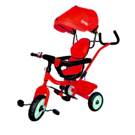 Triciclo Tinok Giratorio 360° y Capota Rojo 001