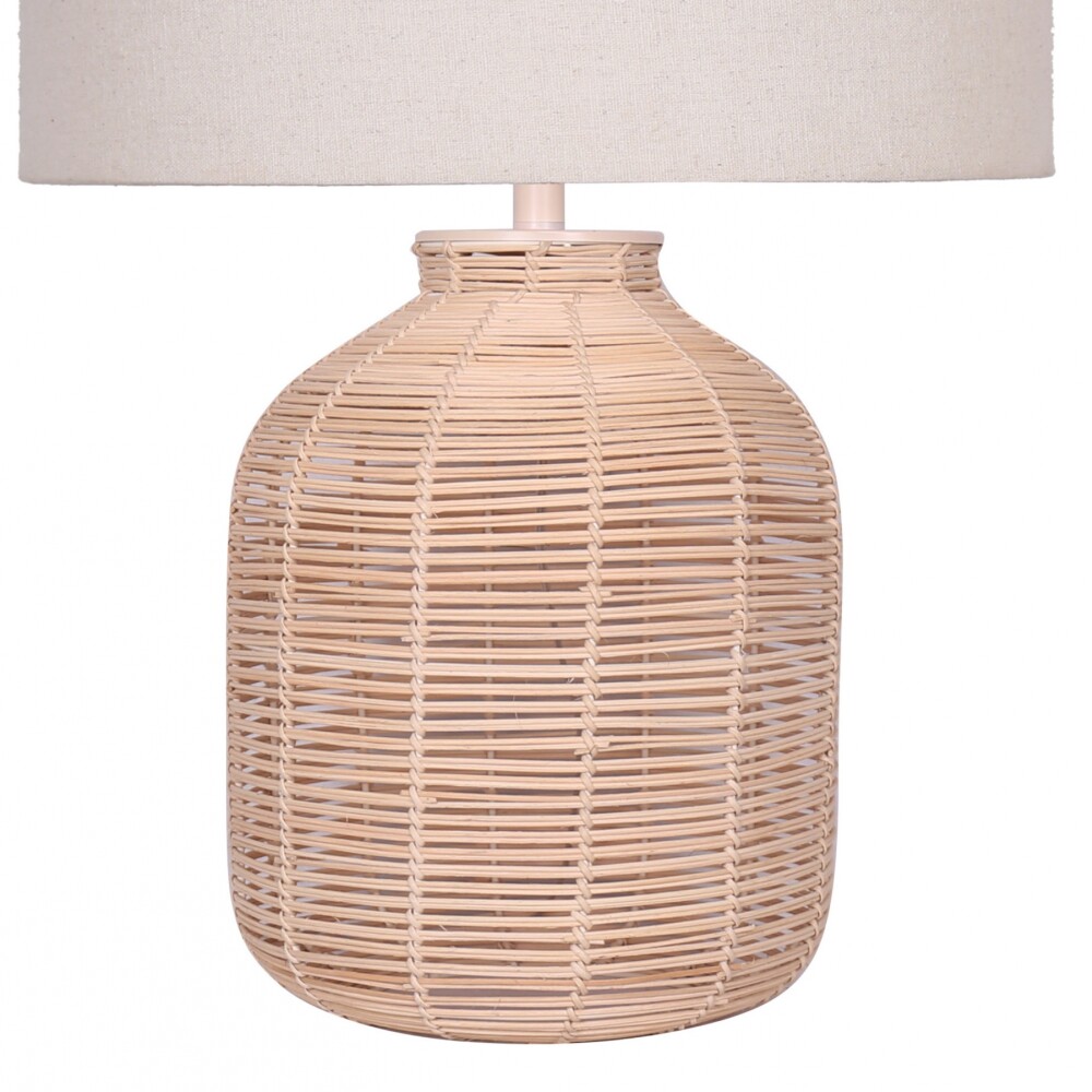 Lampara de mesa - Rattan Edén Lampara de mesa - Rattan Edén