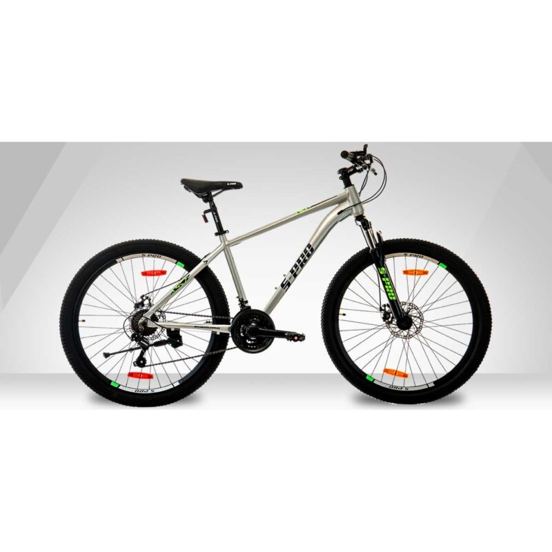 Bicicleta montaña S-PRO Zero 3 Man rodado 27.5 Shimano 21 cambios y frenos de disco Gris