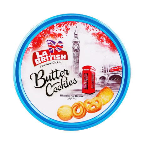 Galleta La British Lata 340 grs Lata Azul
