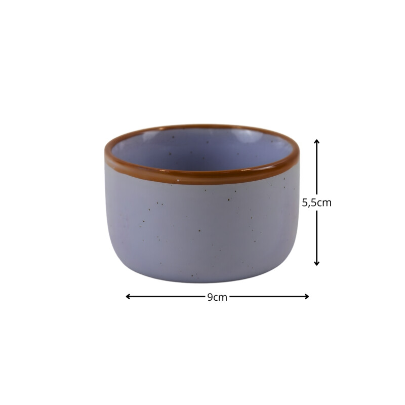 Set x2 Ramequin cerámica 9x5,5 cm VIOLETA