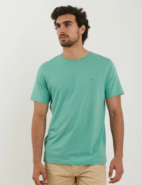 520958 T-SHIRT HARRINGTON LABEL Verde