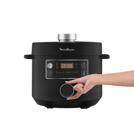 Olla a Presión Eléctrica Turbo Cuisine 5LT Moulinex NEGRO