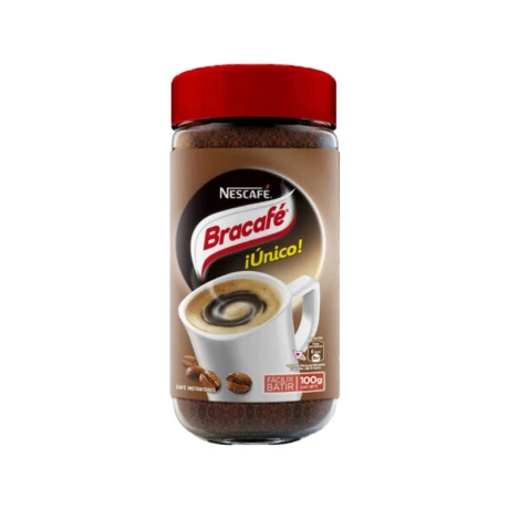 Café BRACAFE 100Grs Frasco Café BRACAFE 100Grs Frasco