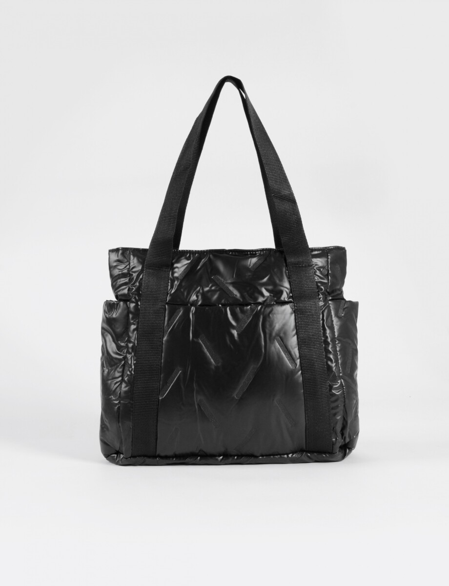 Totebag metalizada - Negro 