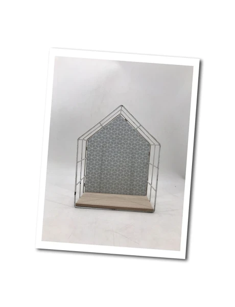 CASITA MADERA 20.2x11x25.7CM GRIS CASITA MADERA 20.2x11x25.7CM GRIS