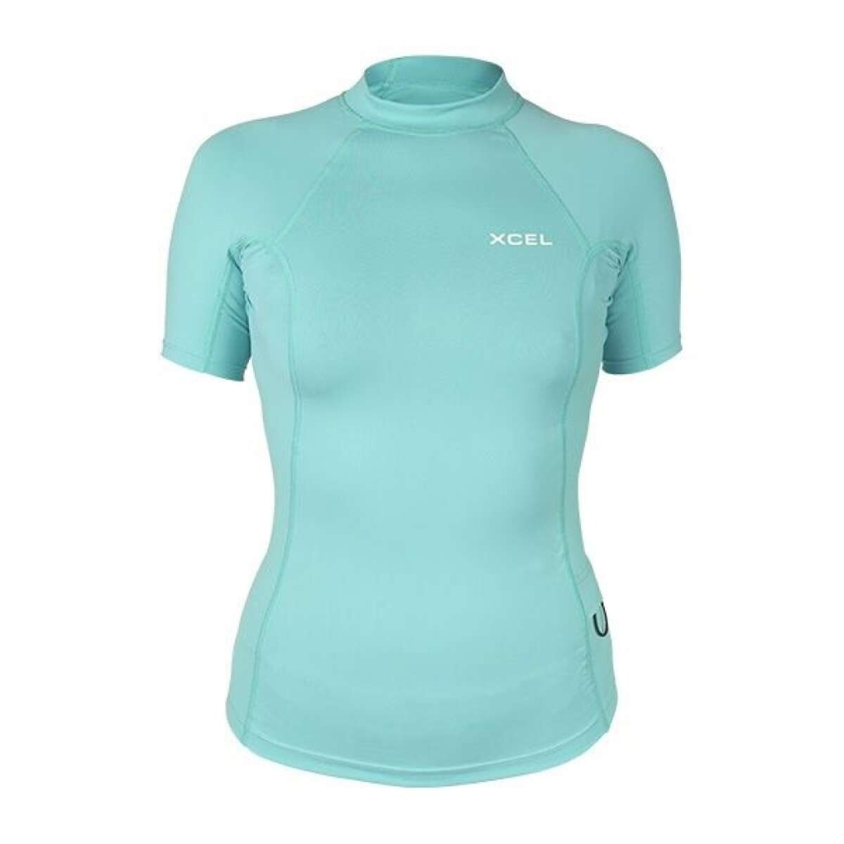 Lycra Premium Stretch Performance Fit S/S W/Pocket - Verde Agua 