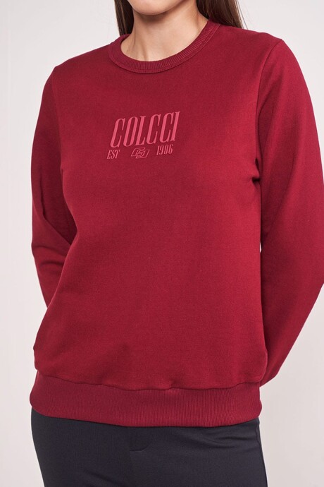 Buzo de algodón Camila Bordeaux