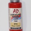 PINTURA ACRILICA ARTISTICA DIBU 60 ML. DIFERENTES COLORES COLOR ROJO CLARO 074