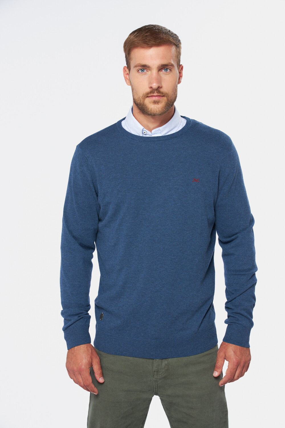 BUZO CUELLO BASE Azul