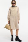 VESTIDO TÚNICA Beige