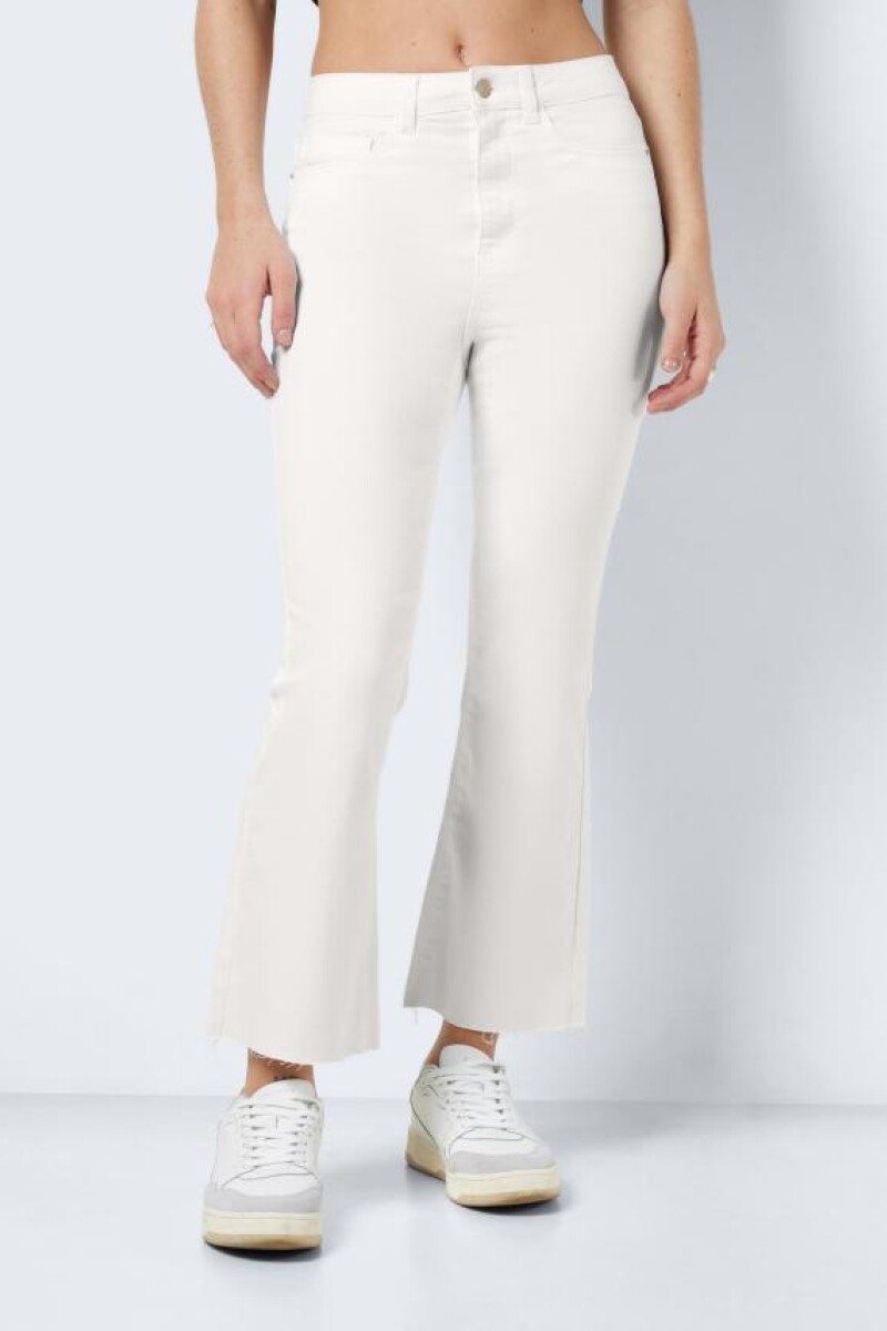 Jeans Sallie Mini Flare Bright White