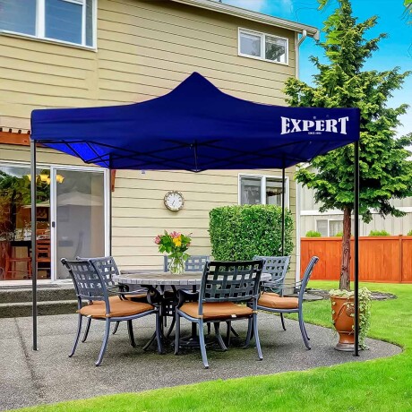 Gazebo Impermeable Expert 3mx3m Reforzado Carpa Toldo Azul
