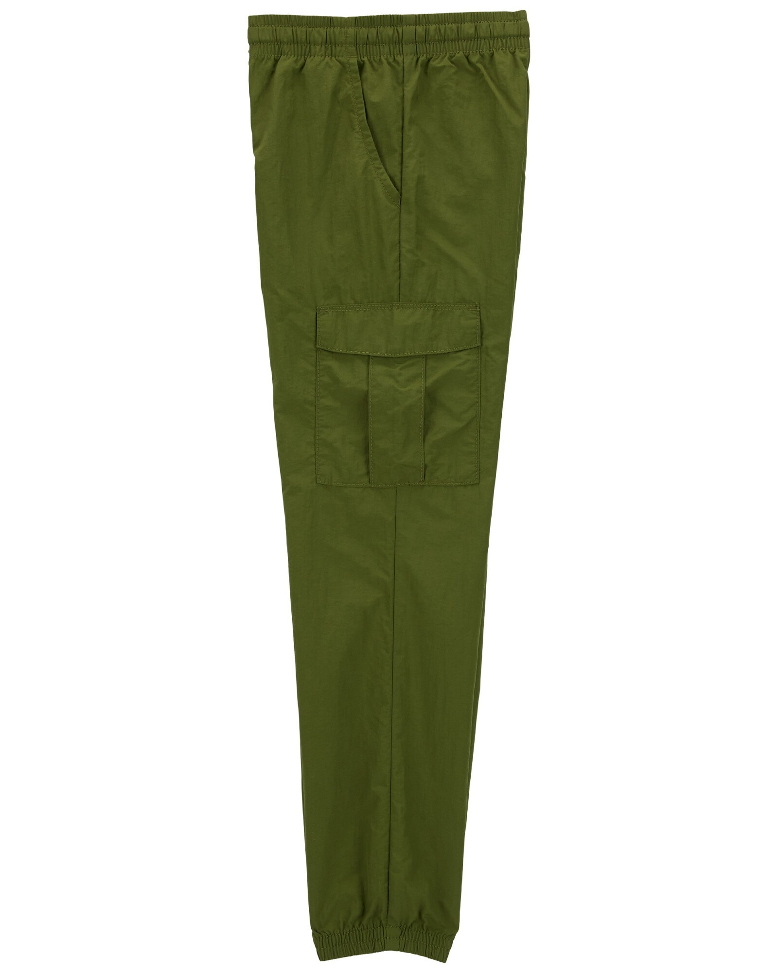 Pantalón deportivo de nylon, verde. Talles 6-8 Sin color